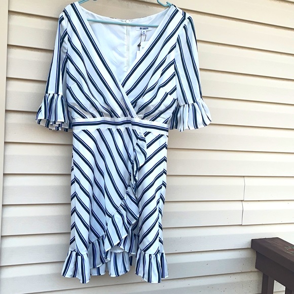BB Dakota visual pursuit striped dress - Picture 3 of 7